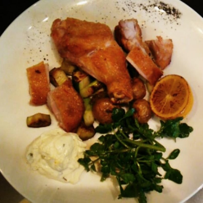 チキンのグリル(カフェ＆ガーデン しらさき邸)