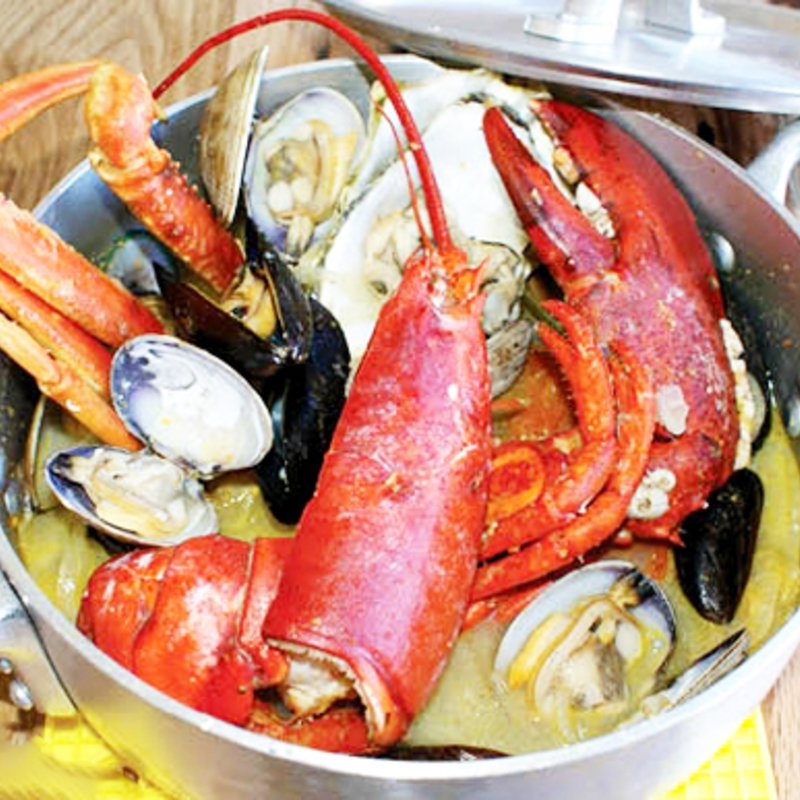 Steamed Seafood Pot( Kush Sake Bar)