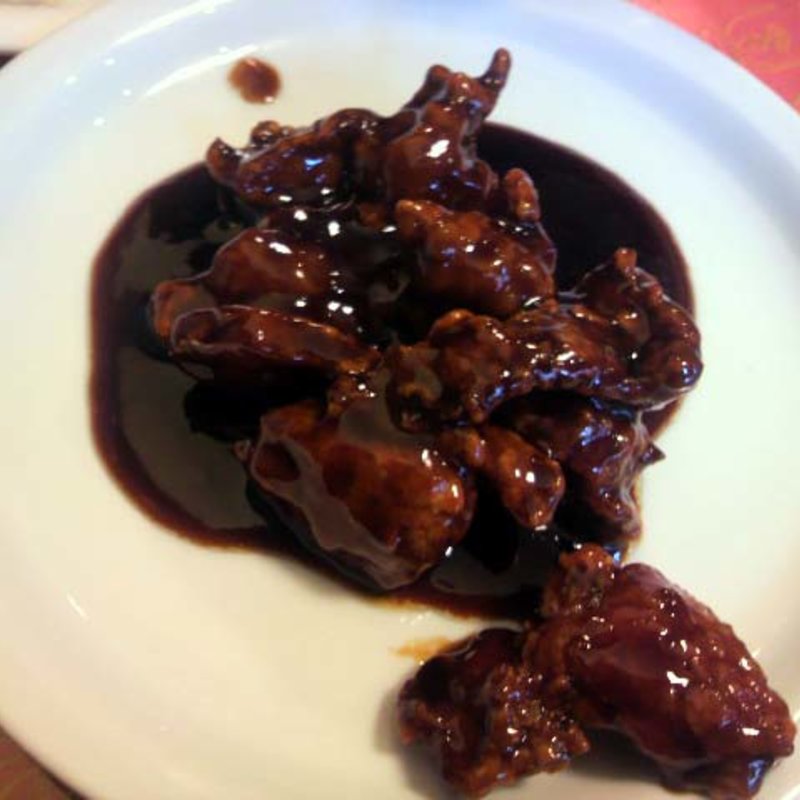 黒酢の酢豚(しゃんらん )