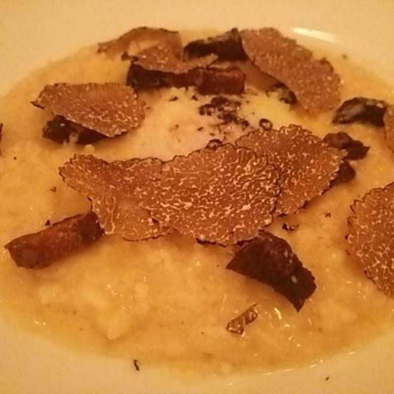 カルボナーラ風リゾット(ファットリーア エッセ)