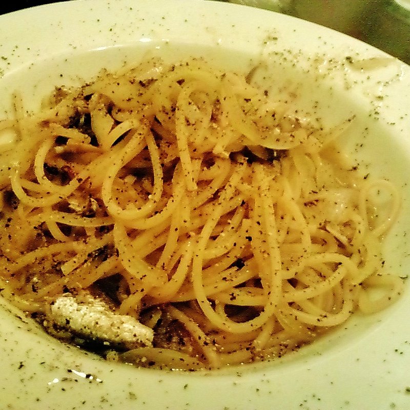 オイルサーディンのパスタ(樹　たつき珈琲 （樹　TATSUKI）)