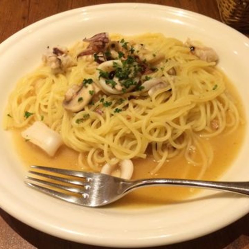 ヤリイカとアンチョビのペペロンチーノ(KURA 渋谷店)