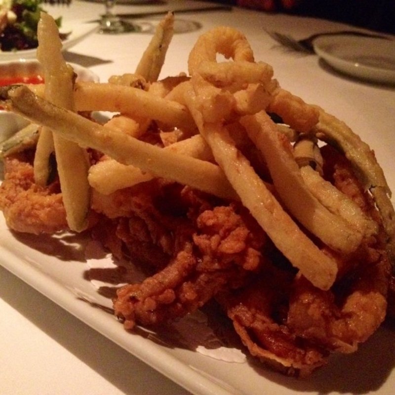 Frittura di Calamari e Verdurine(Locanda Positano)