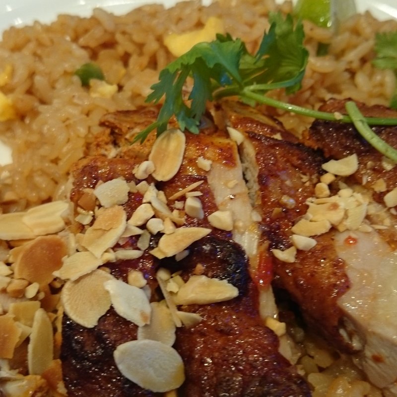 タンドリーチキンとナシゴレンプレート(カフェ ゼノン （CAFE ZENON）)