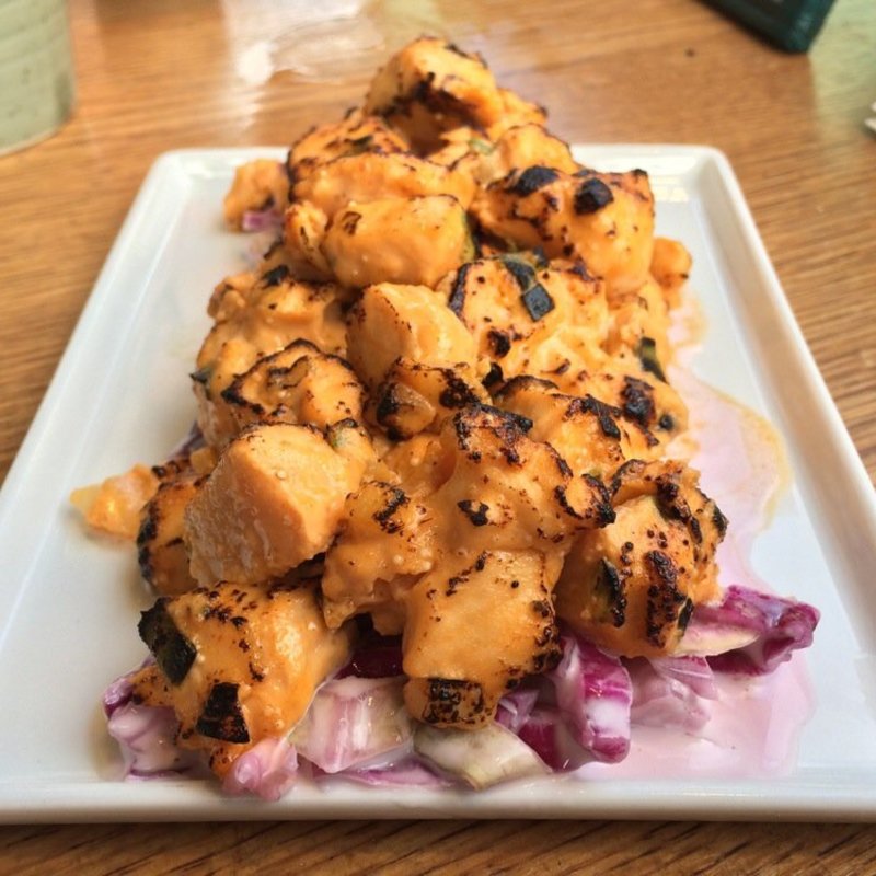 Spicy Ahi Poke(Sushi Rock)