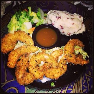 Nori crusted shrimp(Bamboo Restaurant)