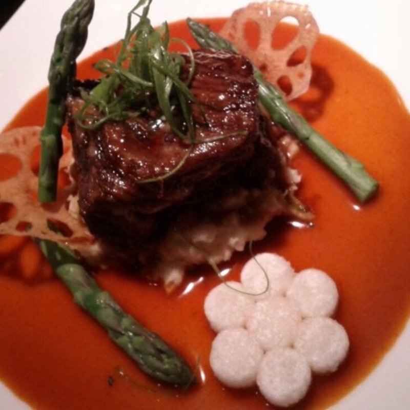 Braised Angus short rib(Yanagi Bistro)