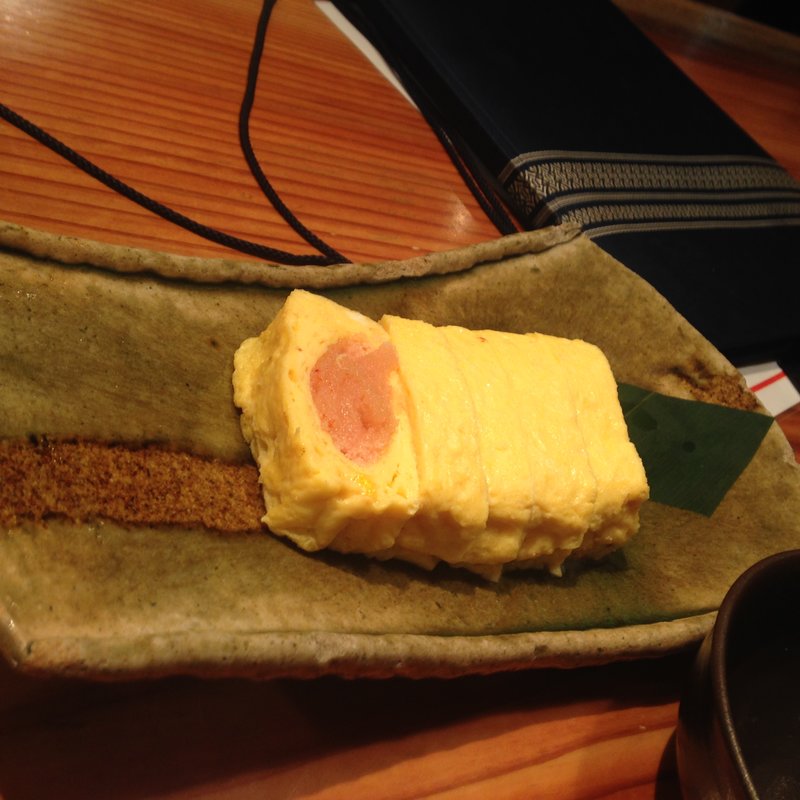 だし巻き明太卵焼(博多もつ鍋やまや コレド室町店)