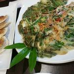 Seafood pancake