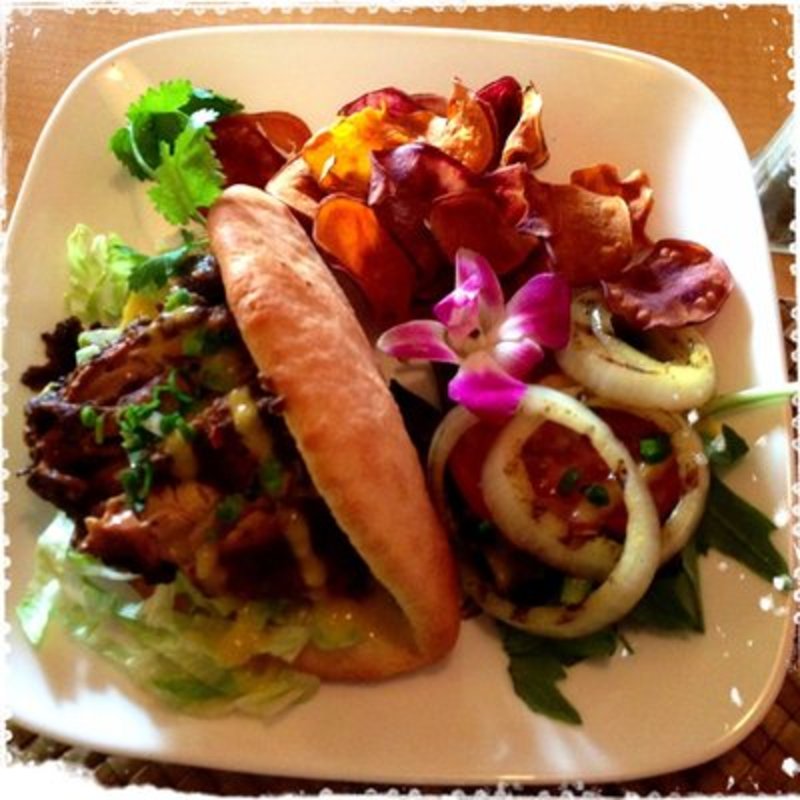 Jerk Chicken Sandwich(Jawaiian Irie Jerk Restaurant)