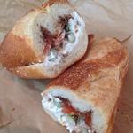 Goat cheese sandwitch
