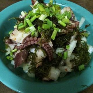 Squid poke(Ono Hawaiian Foods)