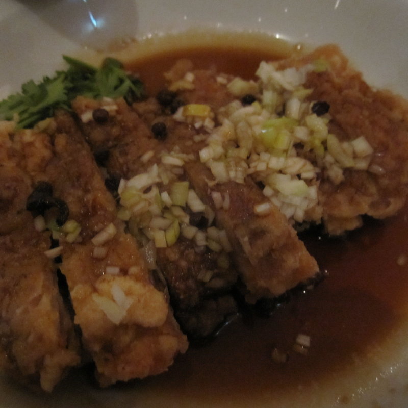 こだわり油淋鶏 香菜入り葱ソース(クリスタルジェイド上海ガーデン)