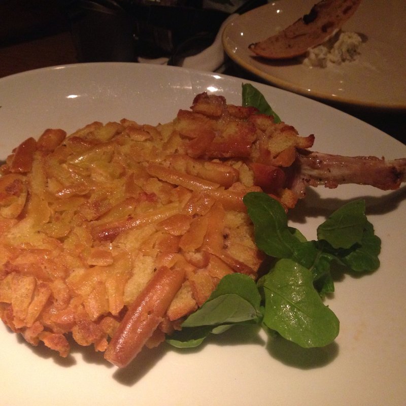  リンゴ酢と骨付き豚のカツレツ(KNOCK CUCINA BUONA ITALIANA 六本木ヒルズ店)