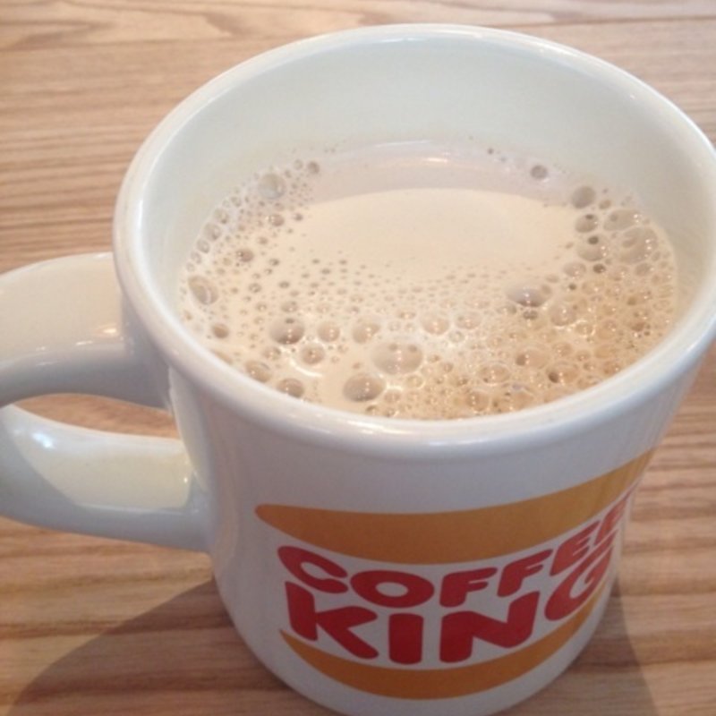 ONIJUSホットカフェオレ(ONIJUS COFFEE VILLAGE)