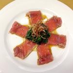 Sesami Crusted Tuna with Warm Spinach(Dakara Sushi)