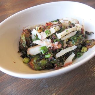 Grilled Octopus & Brussels(Commonwealth Restaurant)