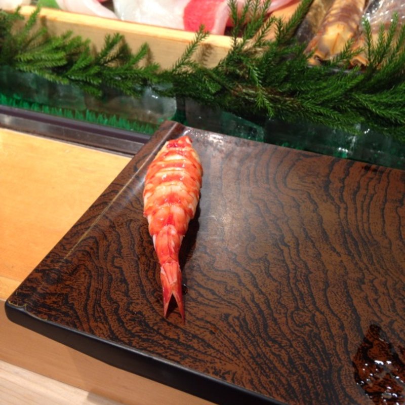 大分県産　車えび(築地すし大 本館 （ツキジスシダイ）)