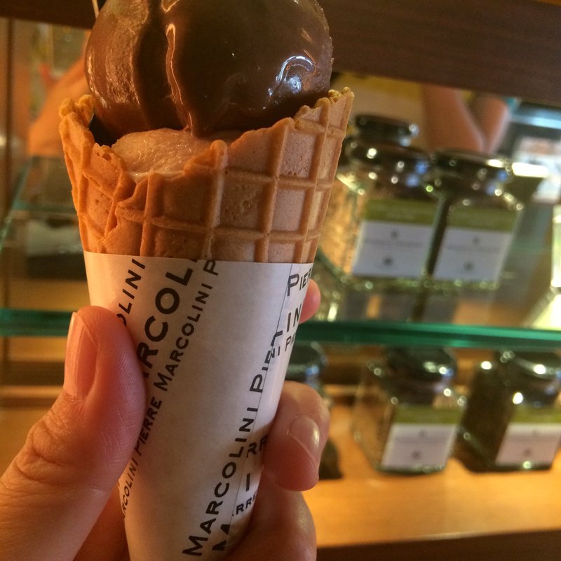 ショコラアイス(ピエール マルコリーニ アイスクリーム)