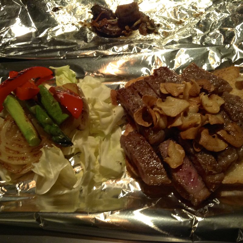 鉄板焼き　サーロイン(らんぷ)