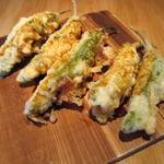 Shishito Tempura Stuffed Spicy Tuna Sweet Sauce(Osawa Shabushabu Sushi)