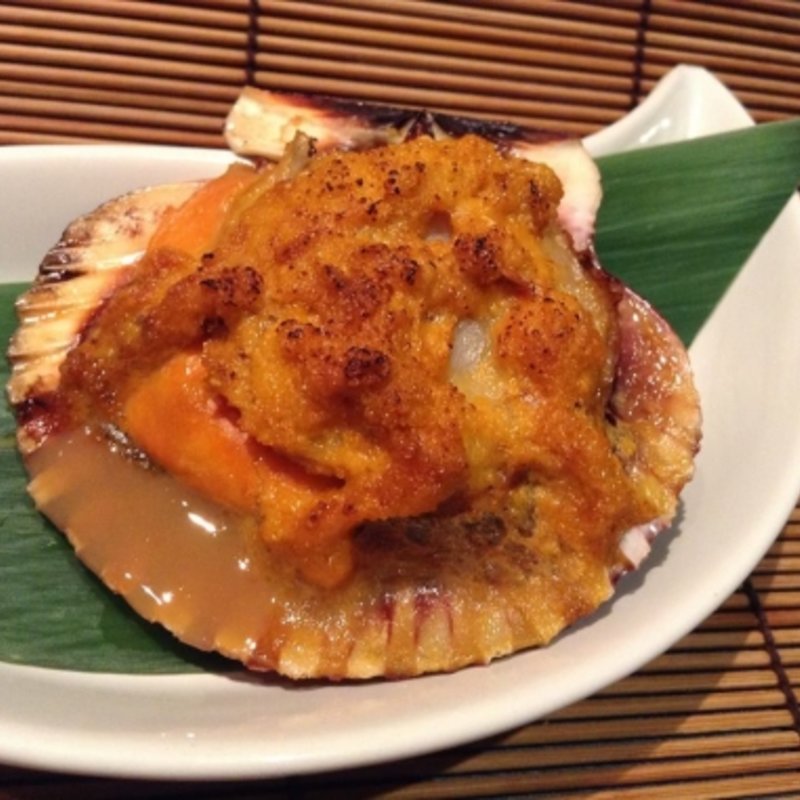 ほたて雲丹しょうゆバター焼き( 沖縄食堂 ハブ家)