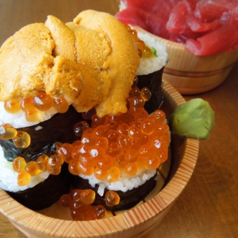 ウニ・いくらぶっかけ(Takamaru)