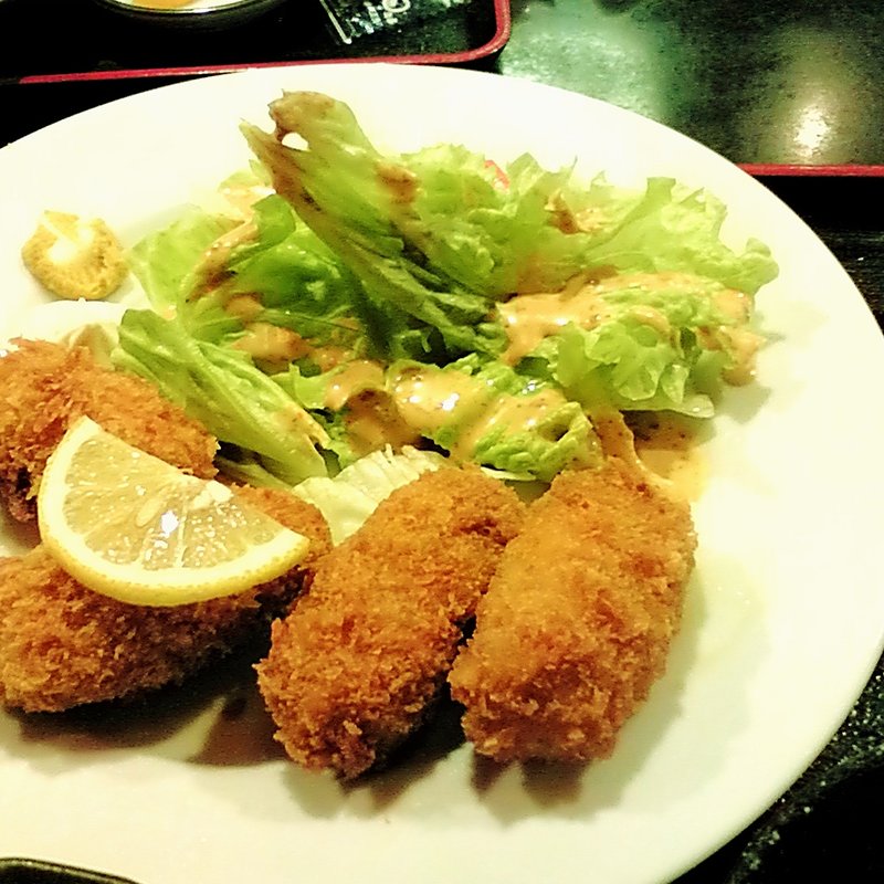 かきフライ定食(いっき)