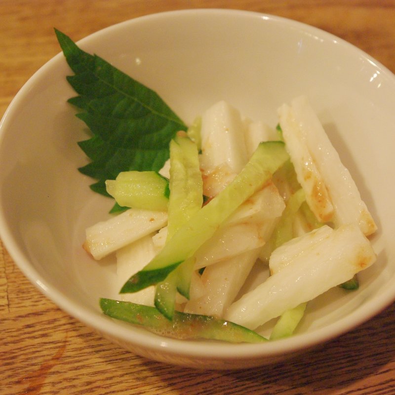 長いも梅肉和え(日本再生酒場 門前仲町店 )