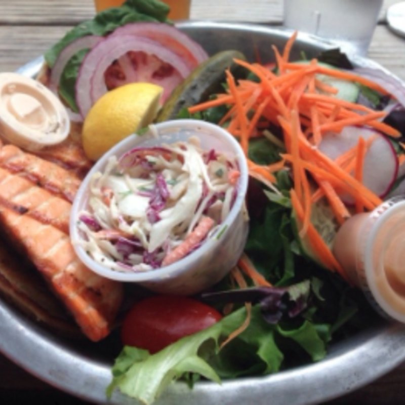 Salmon sandwich (Lobster Joint)