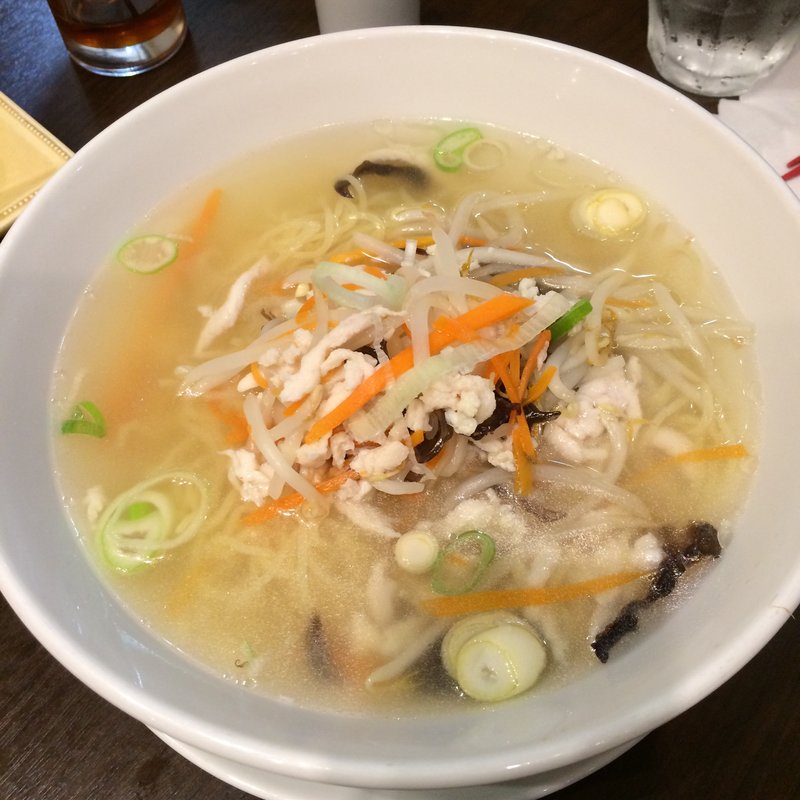 Shredded Chicken & Vegetables Ramen(紅虎餃子房 イオン成田店)