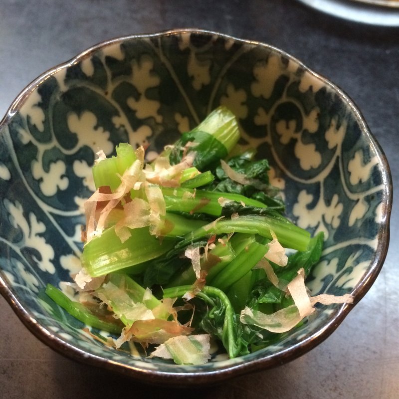 Spinach Ohitashi(明日葉 （あしたば）)