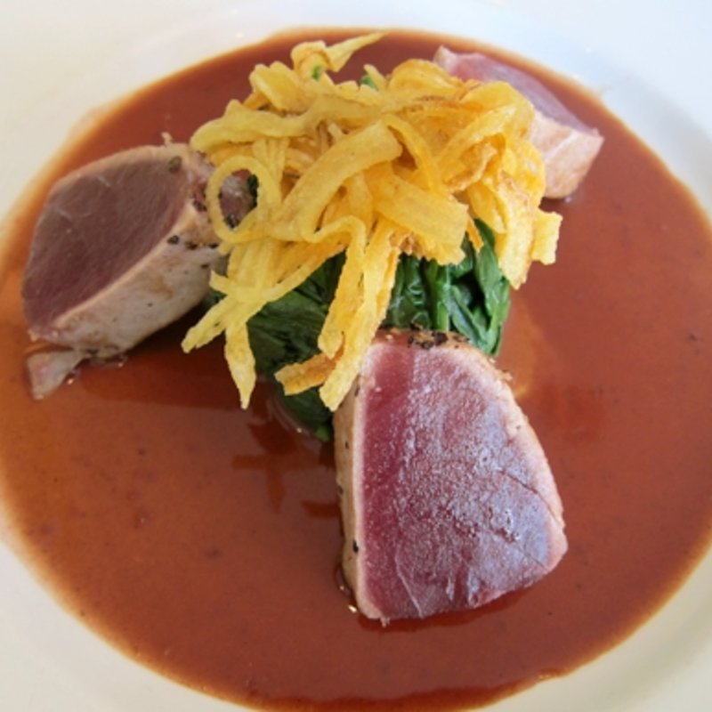 Peppered Seared Ahi( Zazou Restaurant)