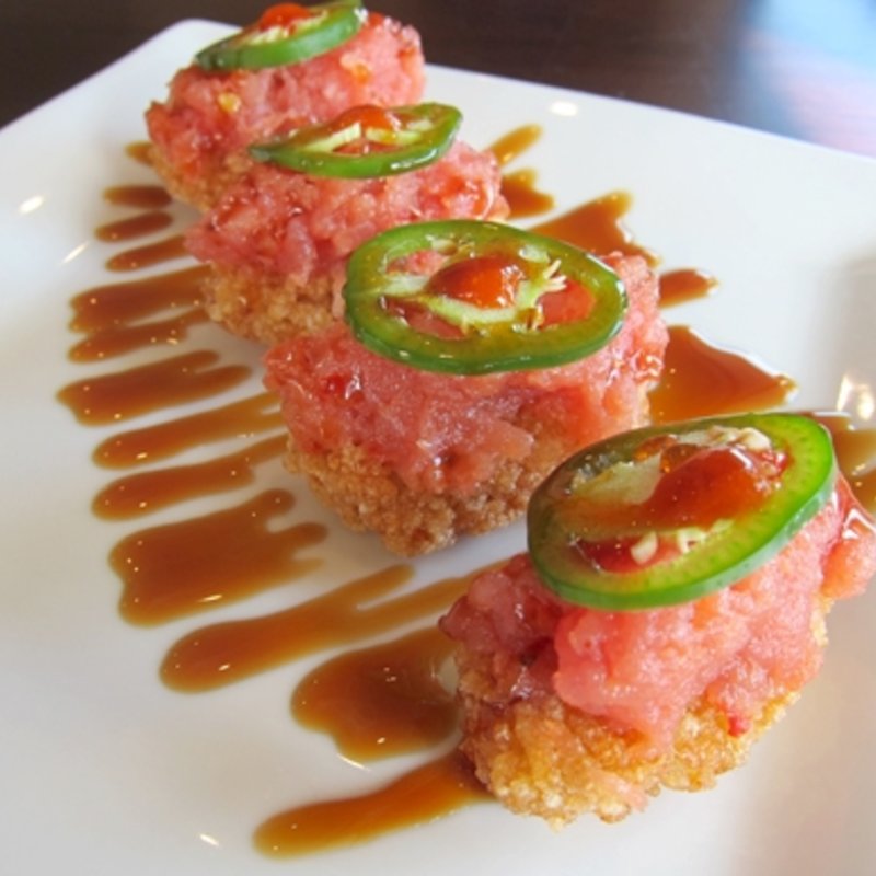 Crispy Rice with Spicy Tuna　(Japanese Dinning IKEDA)