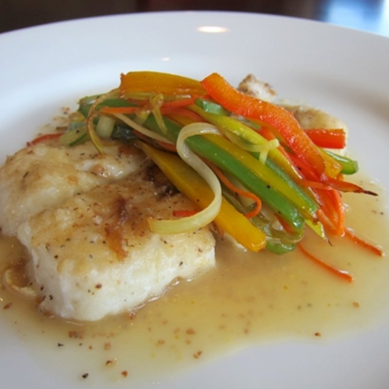 Sauteed Icelandic Cod(Japanese Dinning IKEDA)