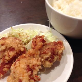 唐揚げライスセット(らーめん酒家 驛麺（えきめん）)