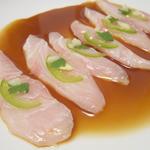Kanpachi with Jalapeno Citrus Sauce
