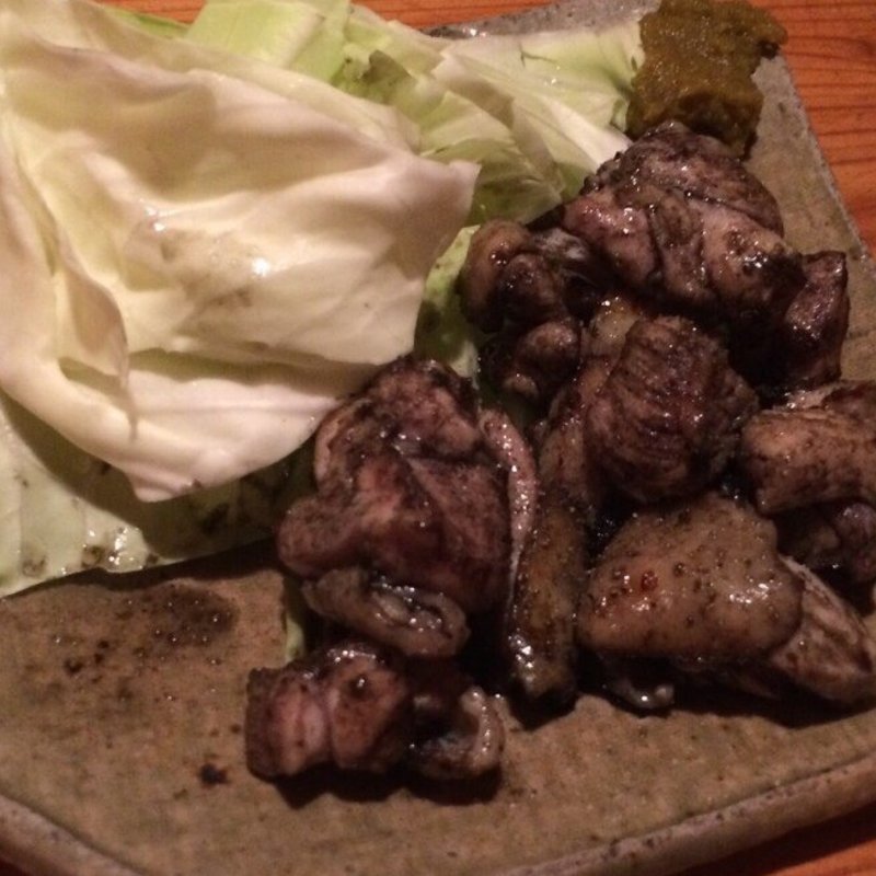 地鶏のもも炙り焼き(鶏家 たちばな)