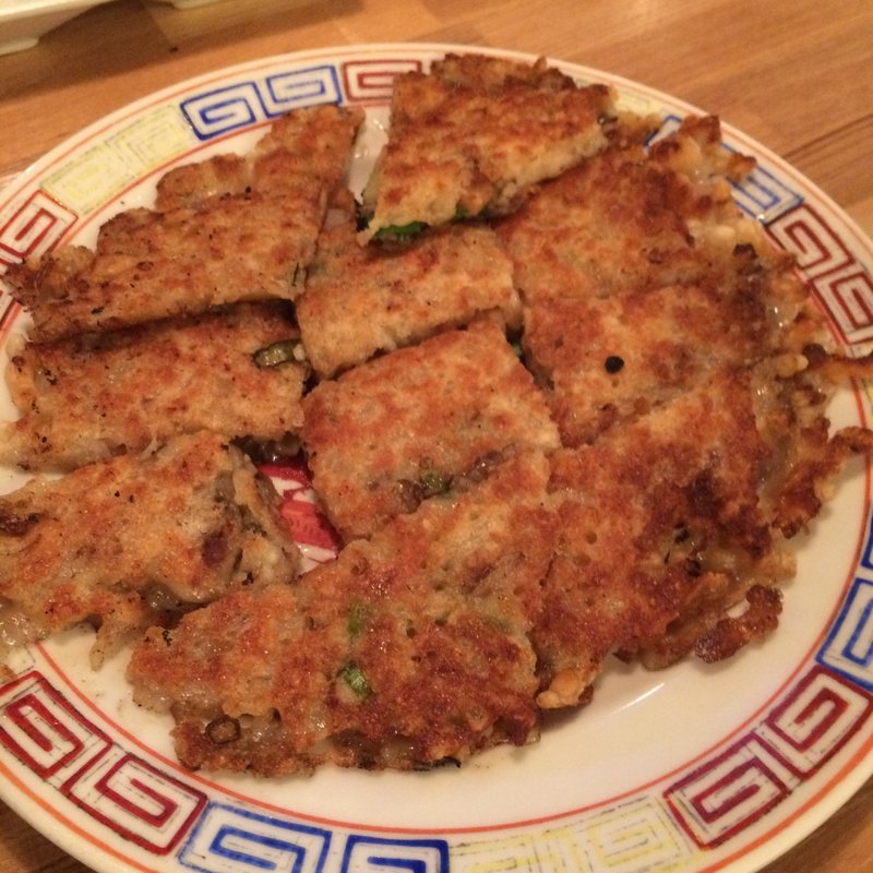 Lotus Root & Eringi Mushroom Pajaeon(お好みたまちゃん 青山店)