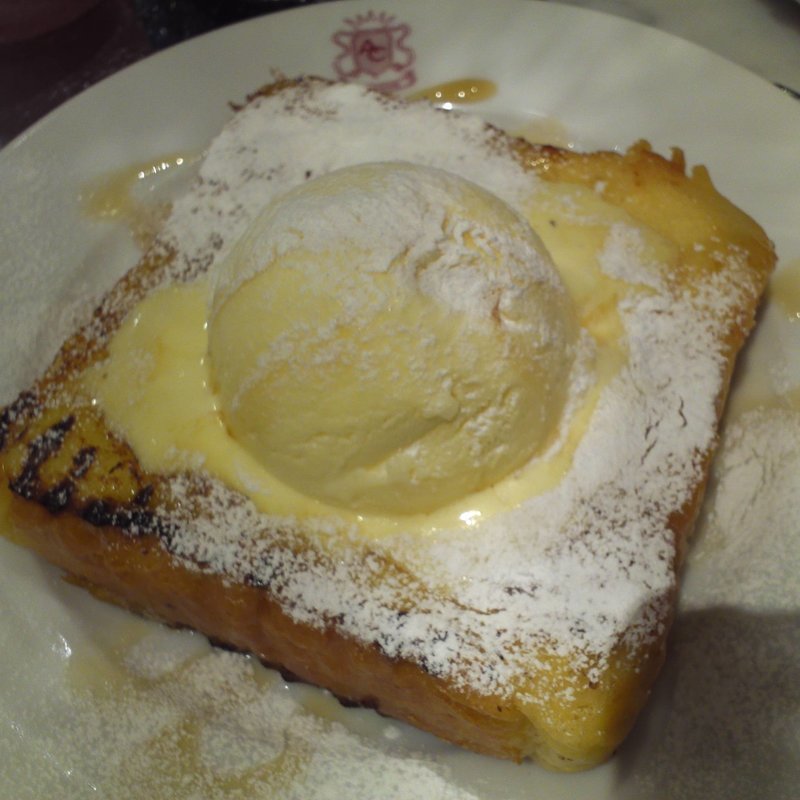 フレンチトースト ジェラート添え(アンティコカフェ アルアビス なんばパークス店 （ANTICO CAFFE AL AVIS）)