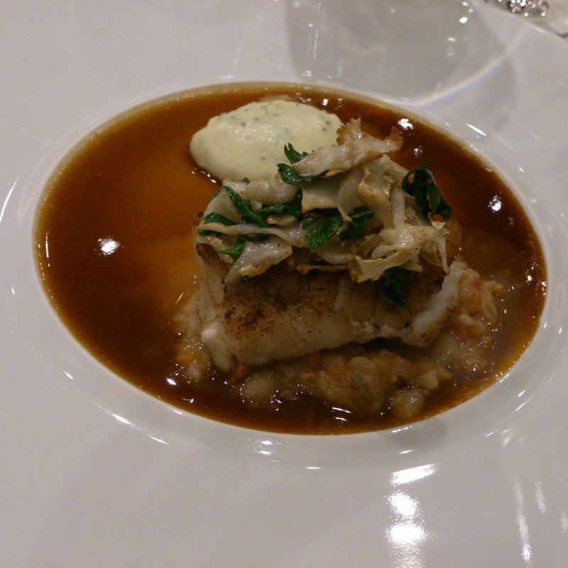 真鱈のロティとポテトのピュレ(エメ・ヴィベール)