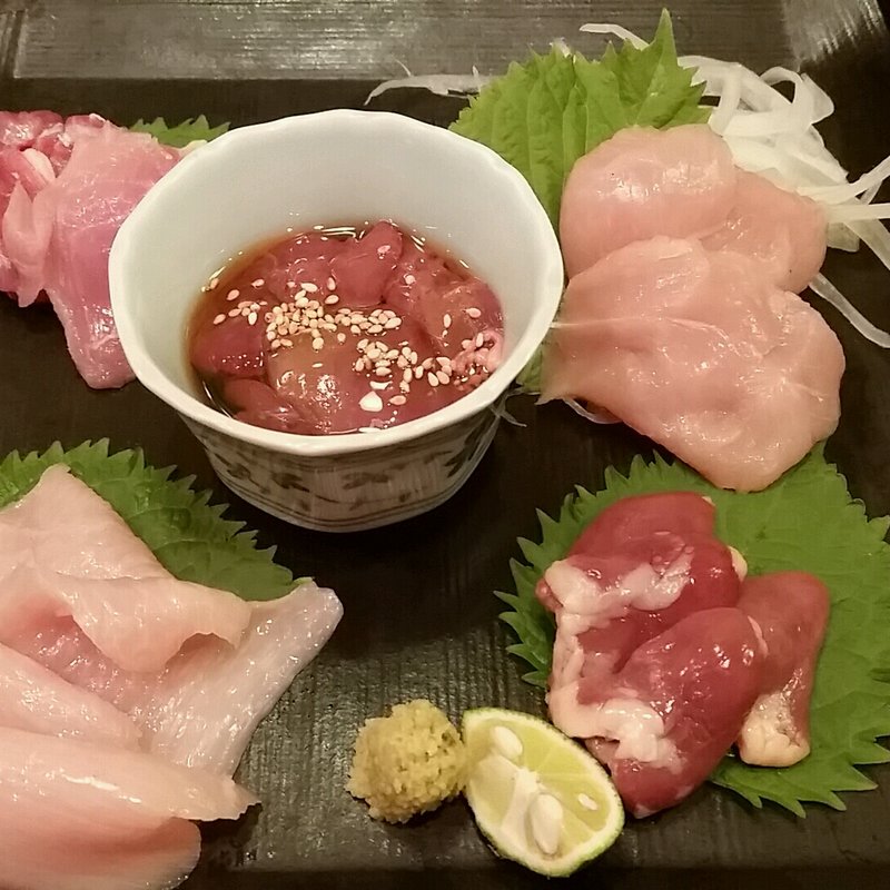 五種造り盛り合わせ(さか町 鳥光)