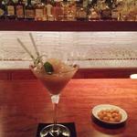 桃のフローズンカクテル