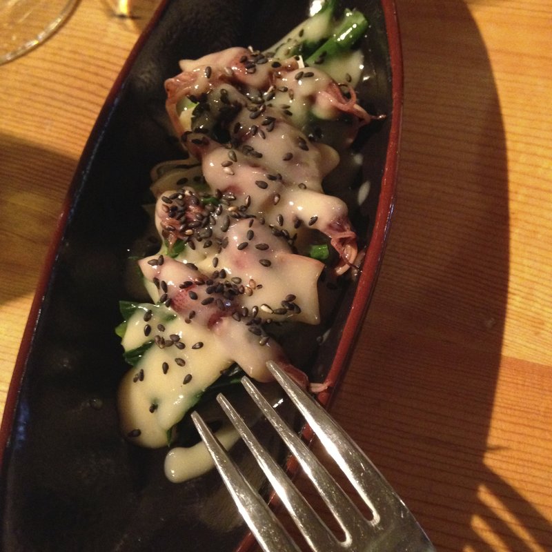 アスパラとホタルイカの和え物(noka table)