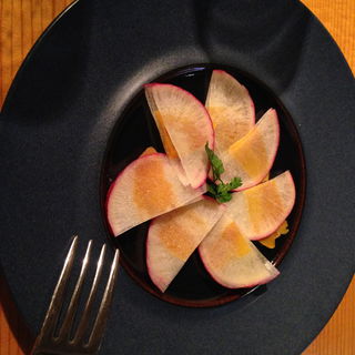 カブの柿サンドイッチ(noka table)