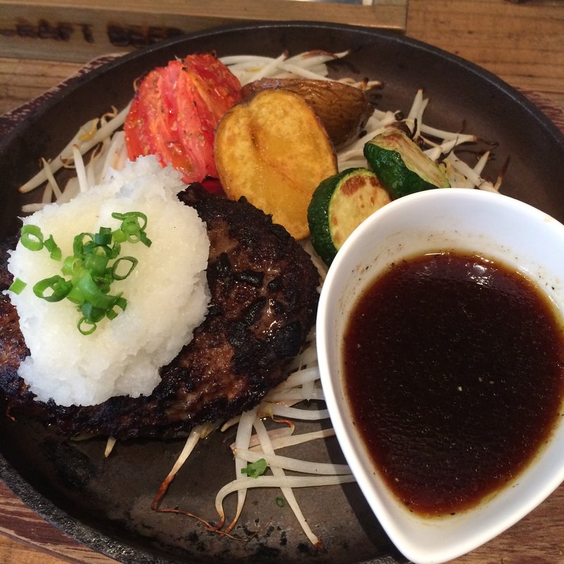 ハンバーグ  特性おろしポン酢(クラフトビアマーケット 淡路町店 （CRAFT BEER MARKET）)