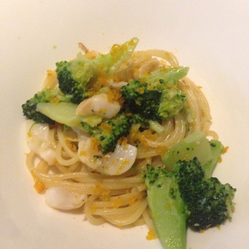 ブロッコリー サルデーニャ産ボッタルガ(RISTORANTE YAGI)