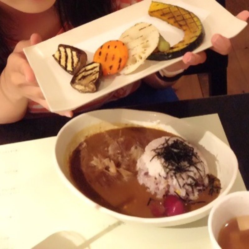 文房具カフェの和風カレーライス(文房具カフェ)