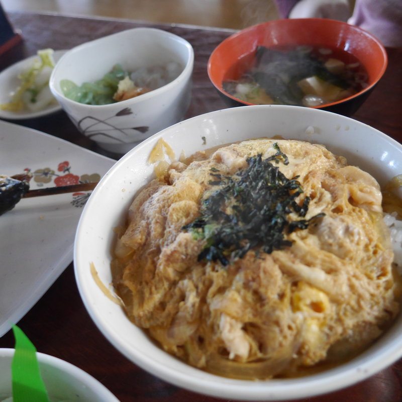 奥久慈軍鶏親子丼定食(奥久慈大子観光やな （おくくじだいごかんこうやな）)