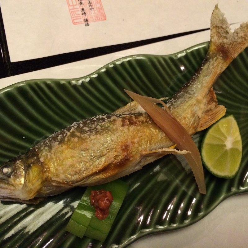 鮎の塩焼き(京料理旅館 高台寺 よ志のや （きょうりょうりりょかん こうだいじ よしのや）)